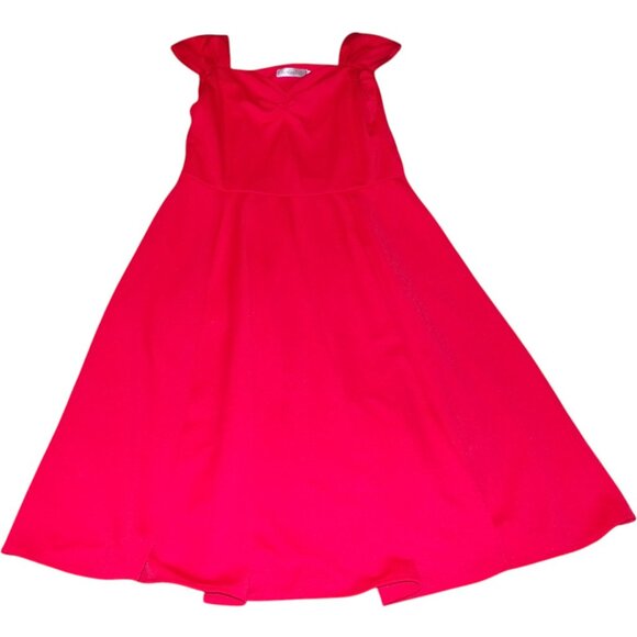 Red Midi Dress - Picture 3 of 7